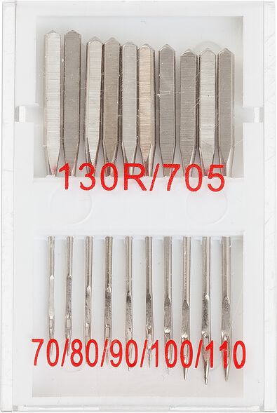 10er-Pack N&auml;hmaschinennadeln, 130R/705 - 1472085 - HEMA
