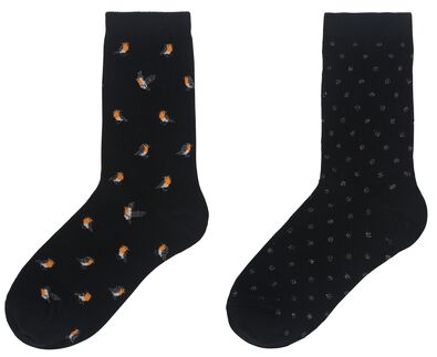 2 Paar Damen-Socken mit Baumwolle und Glitter - 4260306 - HEMA
