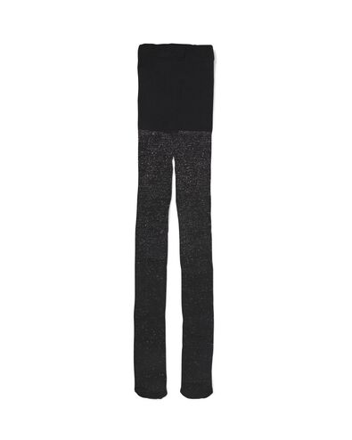 Kinder-Strumpfhose, 90 Denier, Glitzer schwarz schwarz - 4380170BLACK - HEMA