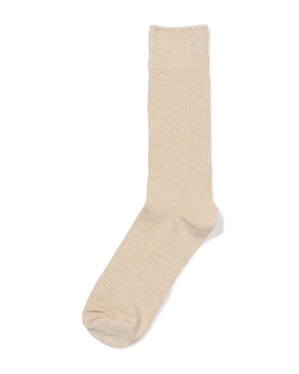 Herrensocken, gerippt  beige beige - 4150570BEIGE - HEMA