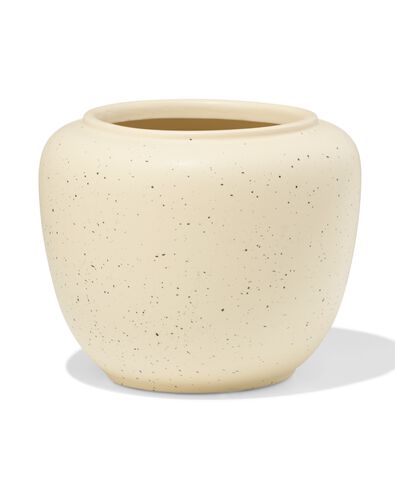 cache-pot ⌀16x13,4 cm c&eacute;ramique mouchet&eacute;e sable - 13325018 - HEMA