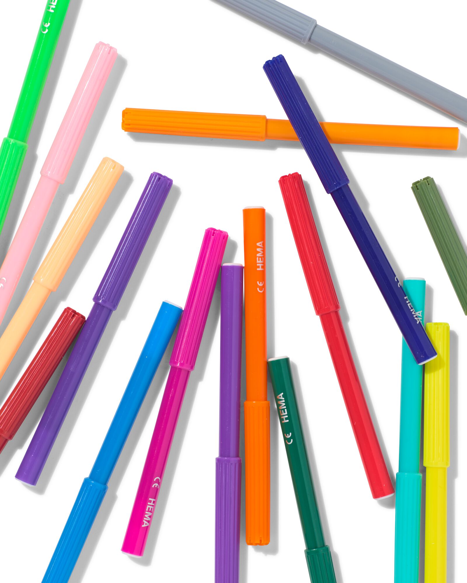 feutres - lot de 24 - 15900212 - HEMA