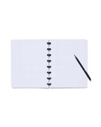 cahier &agrave; spirale 16,5 x 21 cm - carreaux 5 mm - 14101651 - HEMA