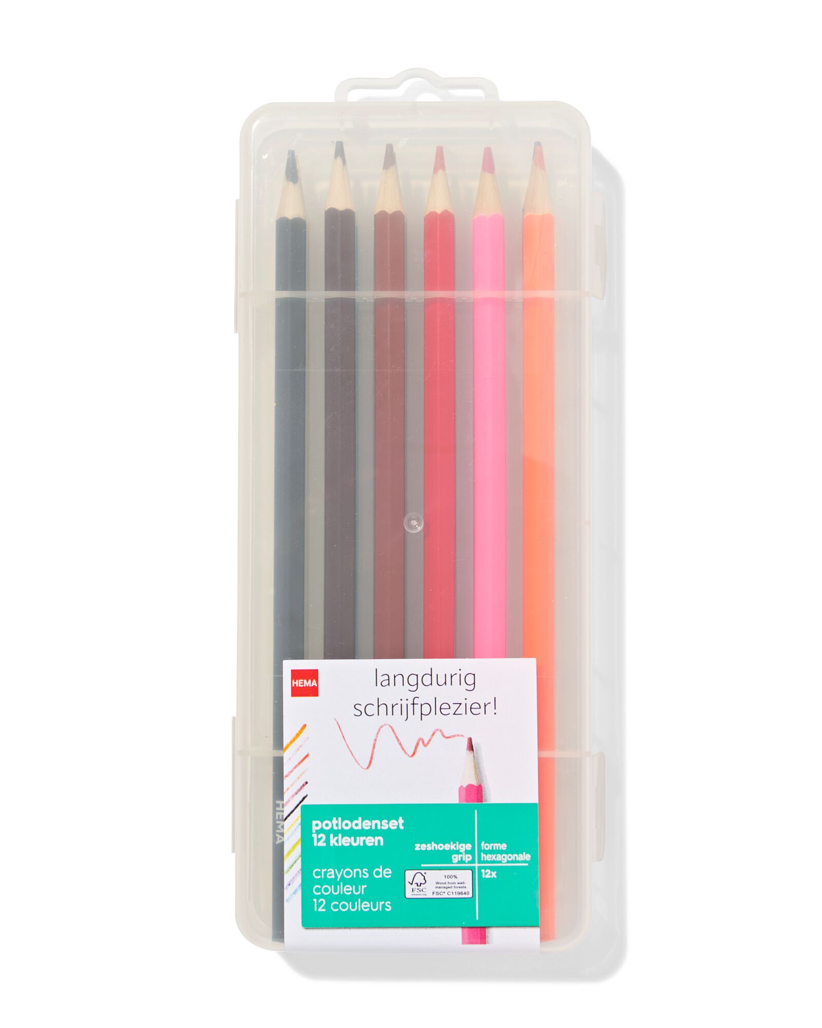 12&nbsp;crayons de couleur - 14400441 - HEMA