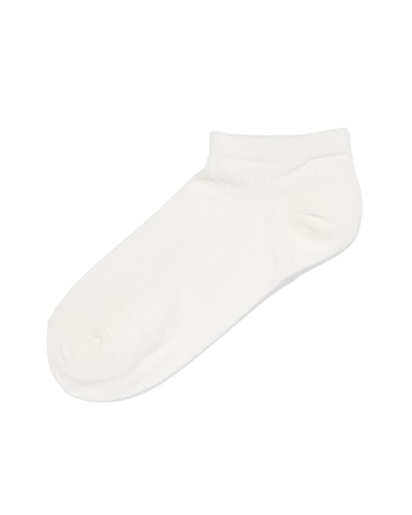 socquettes femme c&ocirc;tel&eacute;es blanc cass&eacute; blanc cass&eacute; - 4280945OFFWHITE - HEMA