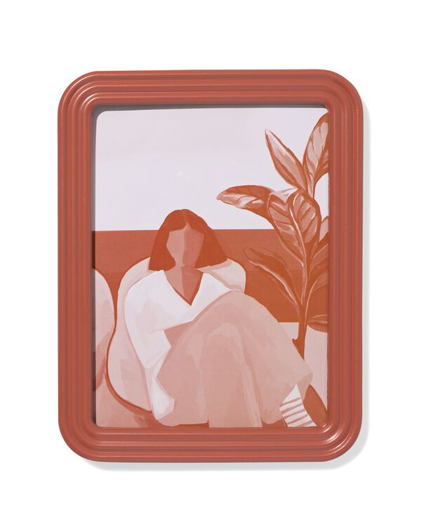 Bilderrahmen 15 × 20 cm, Holz, Terra, Relief - 13625001 - HEMA