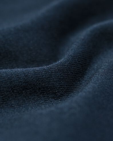 dames T-shirt slim fit o-hals donkerblauw donkerblauw - 36301080DARKBLUE - HEMA