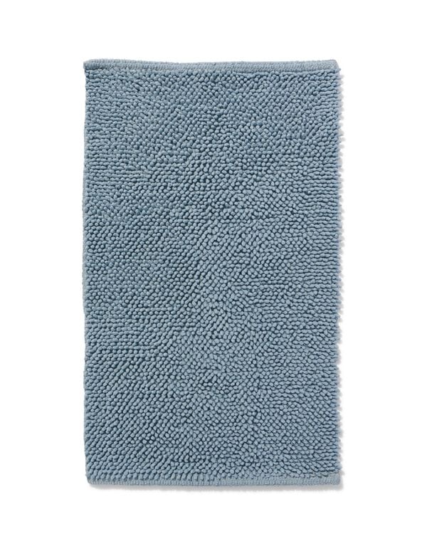Badematte 50 x 85 cm, Chenille, eisblau - 5210203 - HEMA