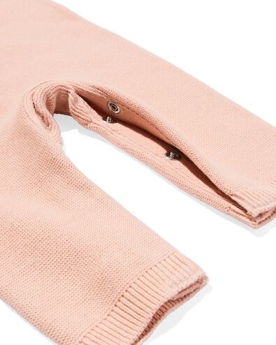 barboteuse pour nouveau-n&eacute;  rose rose - 33435120PINK - HEMA