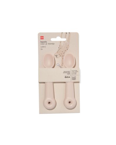 2 cuill&egrave;res beige - 33503456 - HEMA