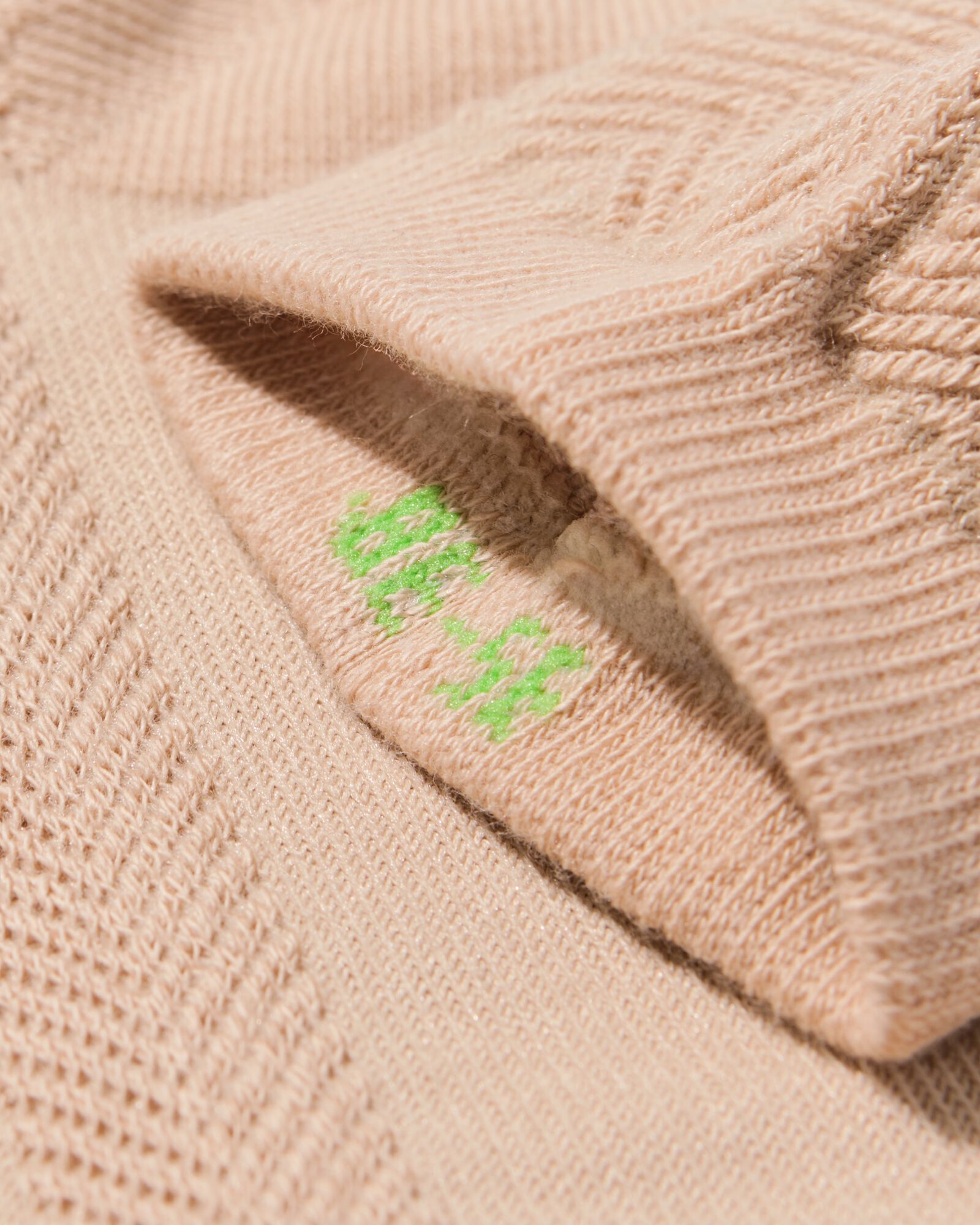 socquettes structure femme sable - 4280550SAND - HEMA