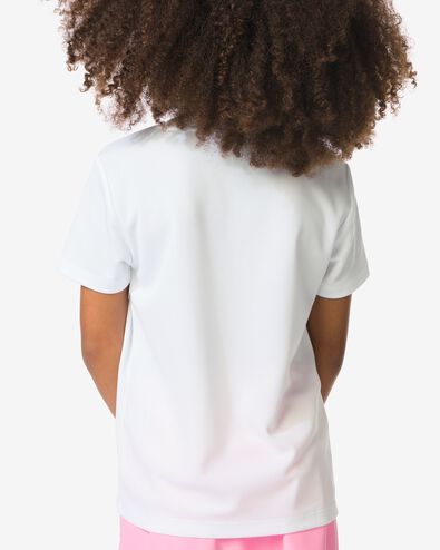 T-shirt de sport enfant blanc - 30670088WHITE - HEMA