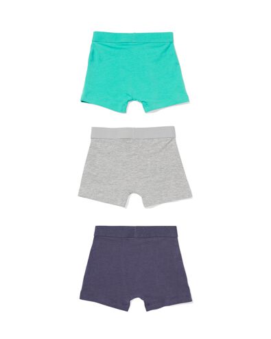 boxers pour enfants unis - 3 pi&egrave;ces vert vert - 19203740GREEN - HEMA