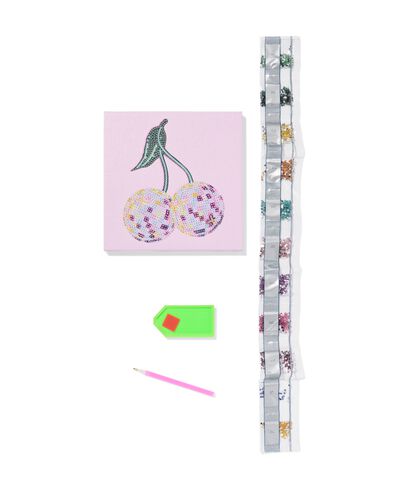 peinture diamant 20x20 cm cerises - 60702802 - HEMA