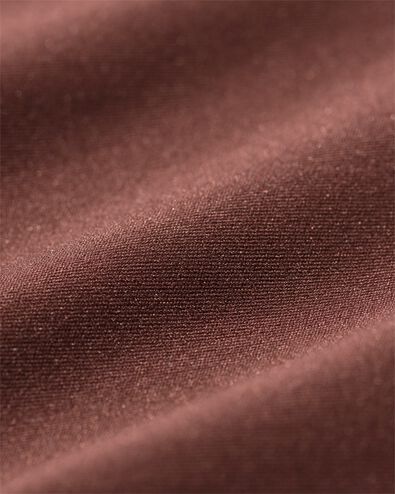 dames brazilian micro met kant donkerbruin - 19670045DARKBROWN - HEMA