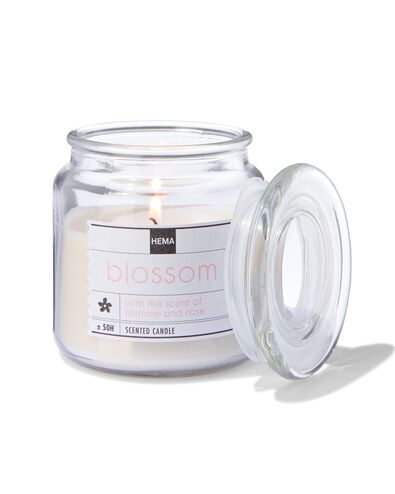 bougie parfum&eacute;e dans un pot en verre &Oslash;9.5 blossom - 13502485 - HEMA