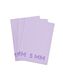 3 cahiers lilas format A4 - à carreaux 5mm - 14120209 - HEMA