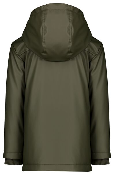 Kinder-Jacke mit Kapuze graugrün graugrün - 1000028113 - HEMA