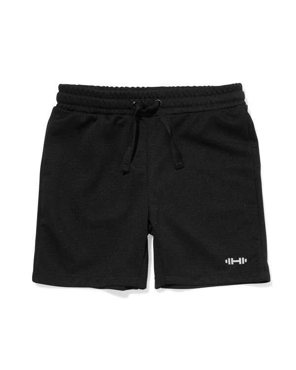 short de sport enfant noir noir - 30620006BLACK - HEMA