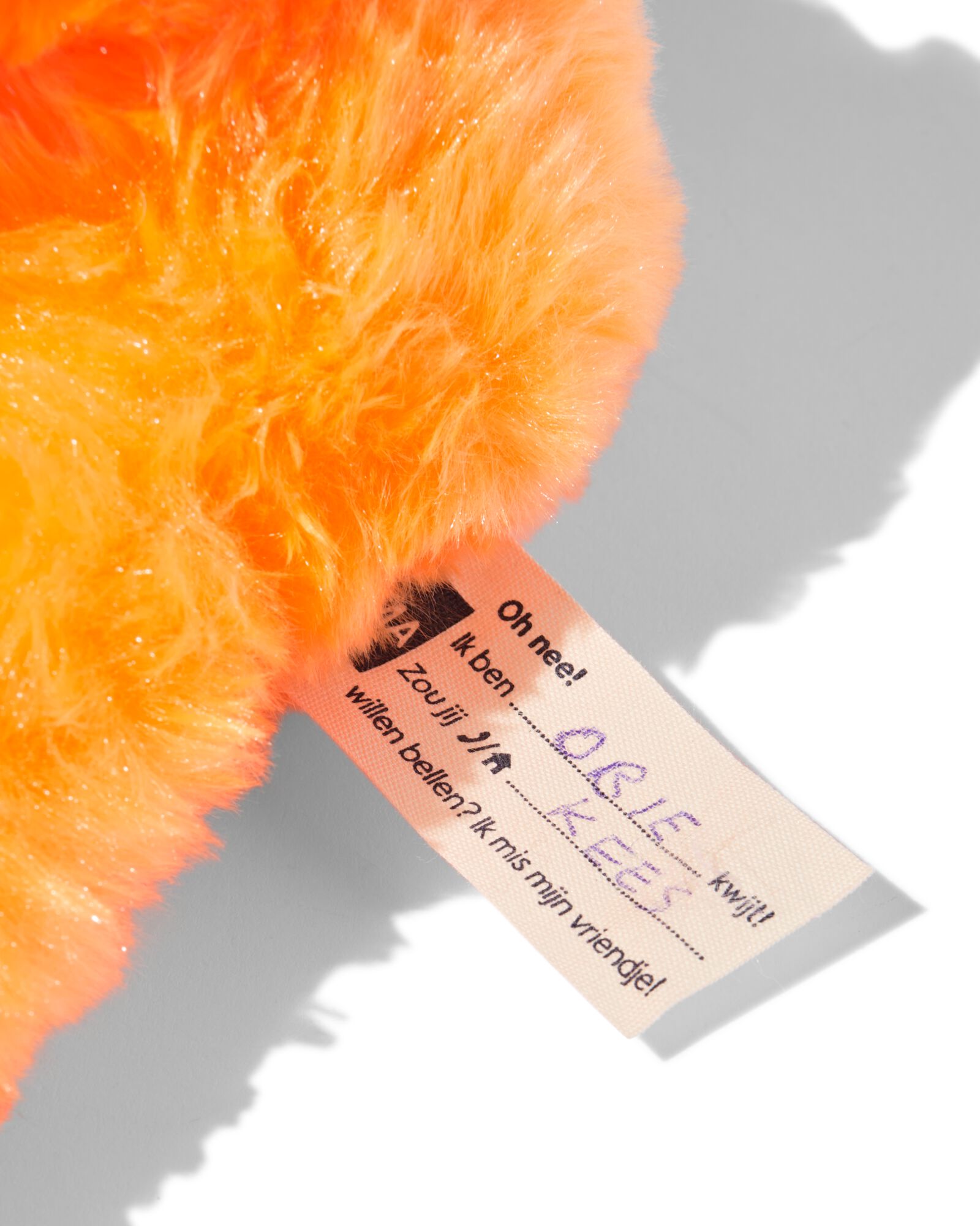 monstre en peluche orange - 15100541 - HEMA