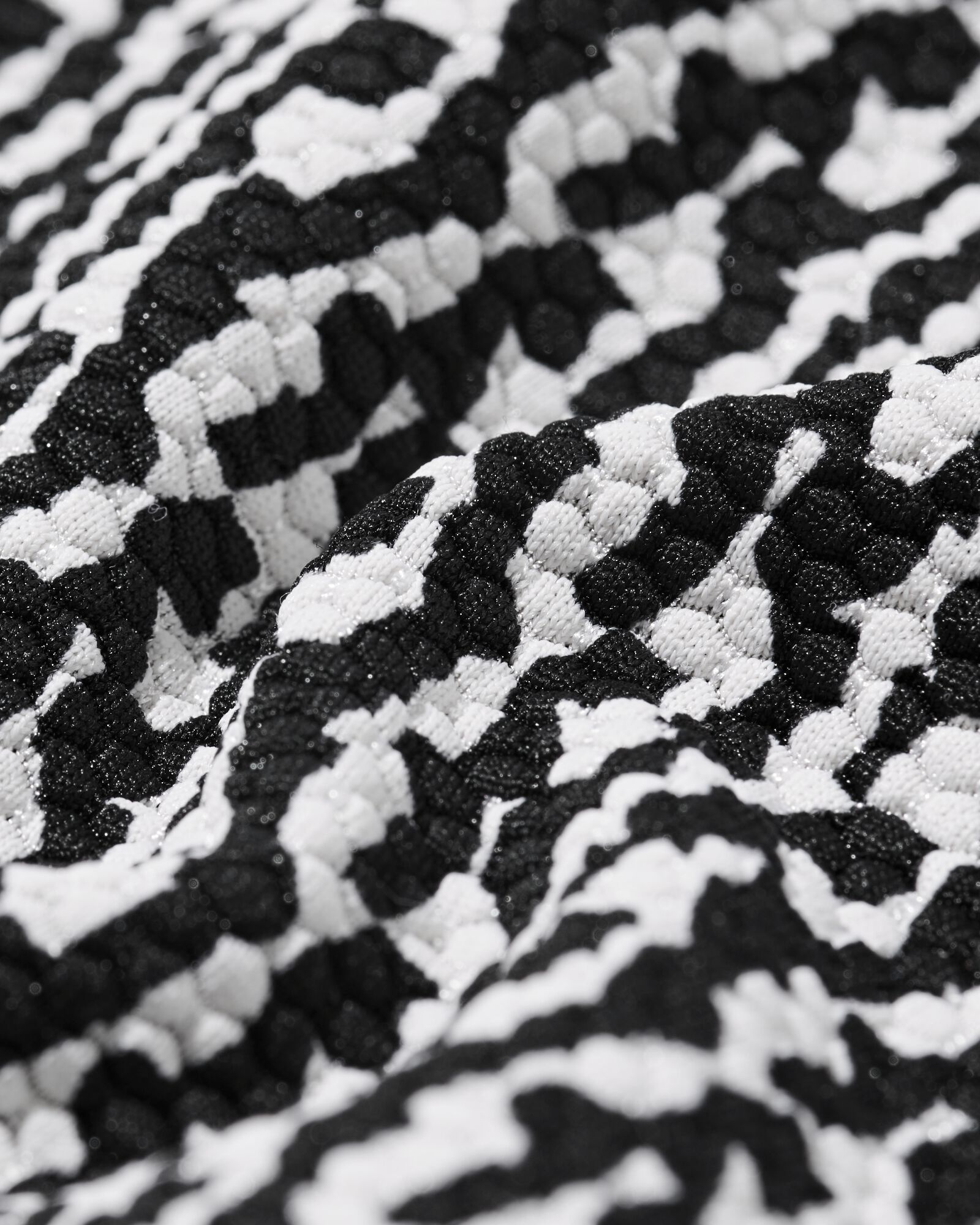 Damen-Bikinihose mit hoher Taille  schwarz/weiß - 22351710BLACKWHITE - HEMA