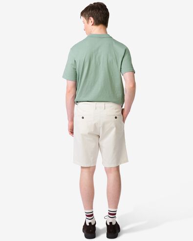 short homme Charly coupe r&eacute;guli&egrave;re chino blanc cass&eacute; blanc cass&eacute; - 2140920OFFWHITE - HEMA