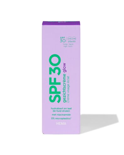 gezichtscr&egrave;me glow SPF30 50ml - 11630026 - HEMA