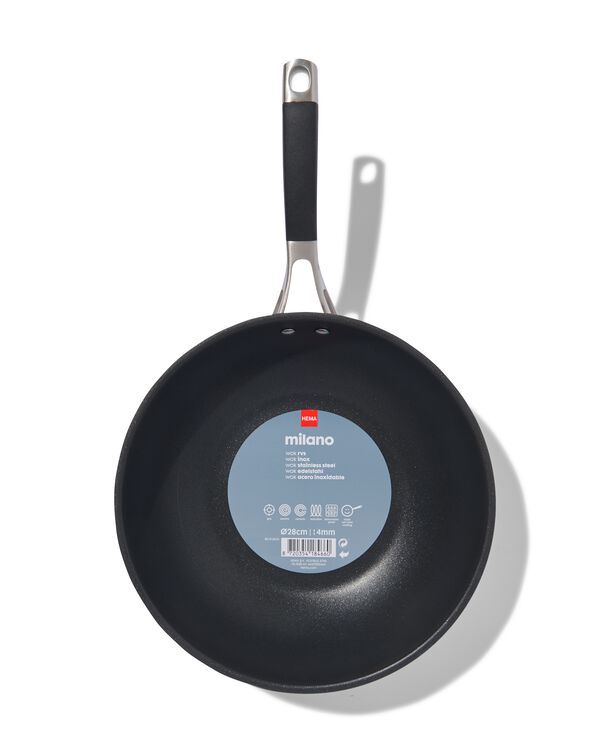 wok &Oslash;28cm Milano - 80190043 - HEMA