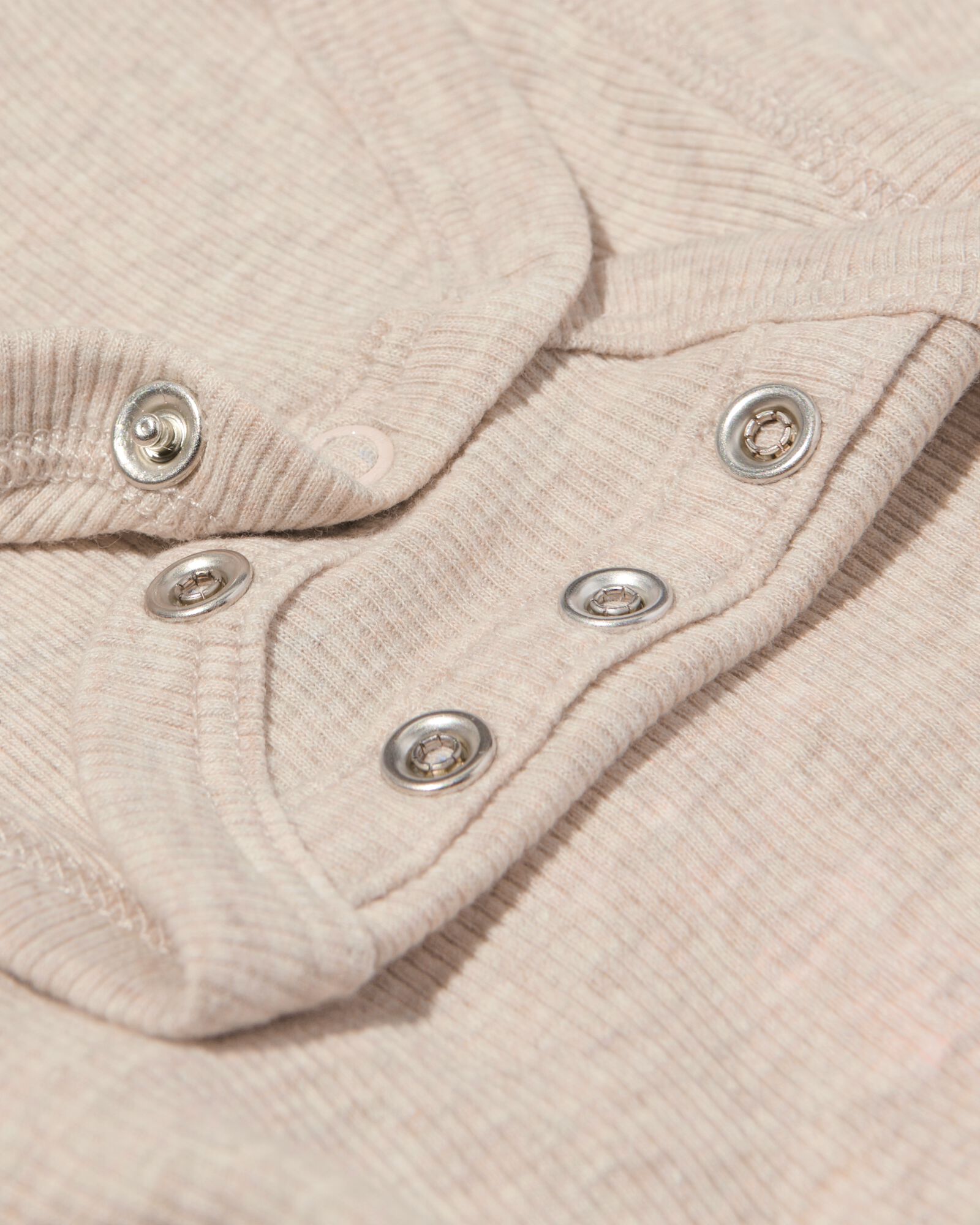 meegroei overslag body rib met bamboe stretch zand zand - 33486610SAND - HEMA