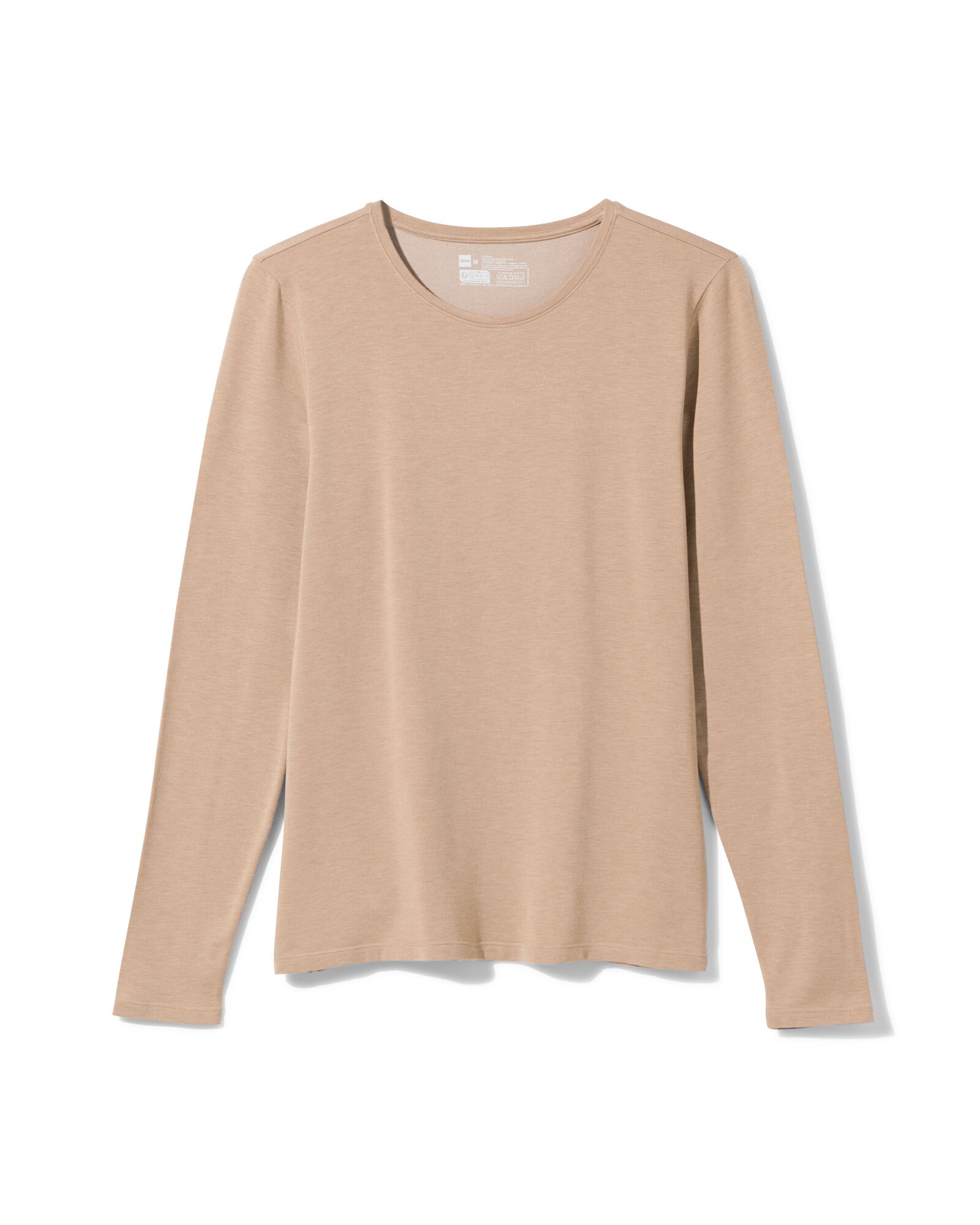 t-shirt thermo femme beige beige - 36364070BEIGE - HEMA