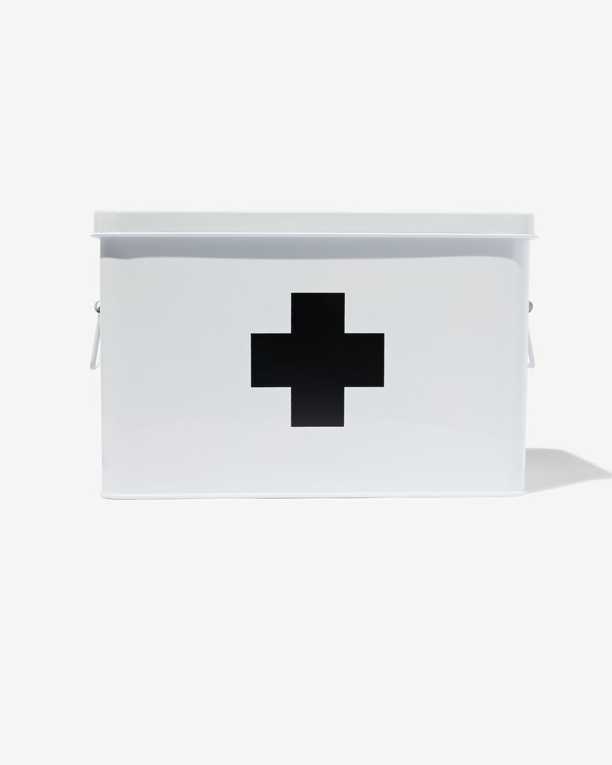 Medikamentenbox, 32 x 20 x 19.5 cm, weiß - 80300087 - HEMA