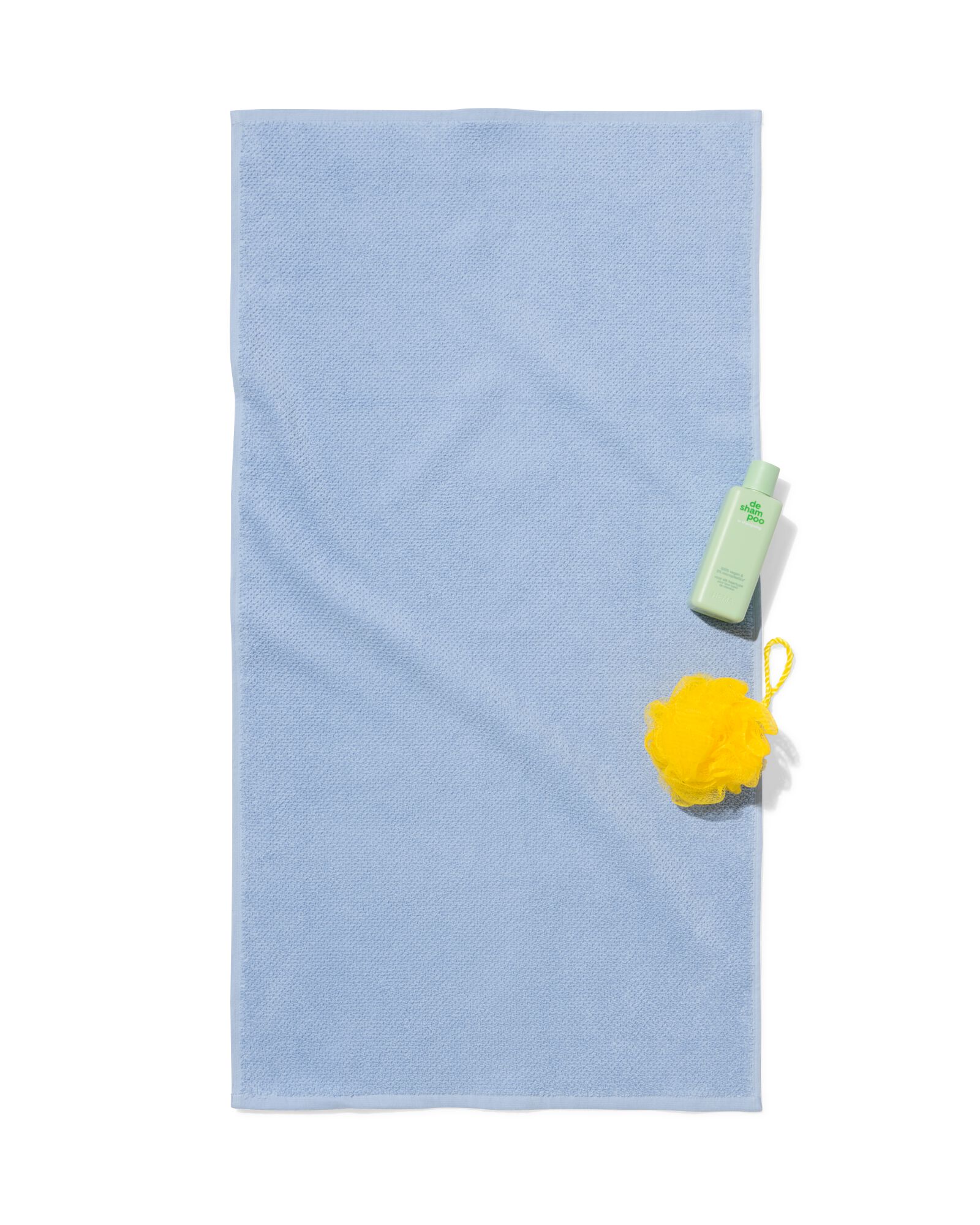 handdoek 2e kans recycled katoen lichtblauw - 2000000380 - HEMA