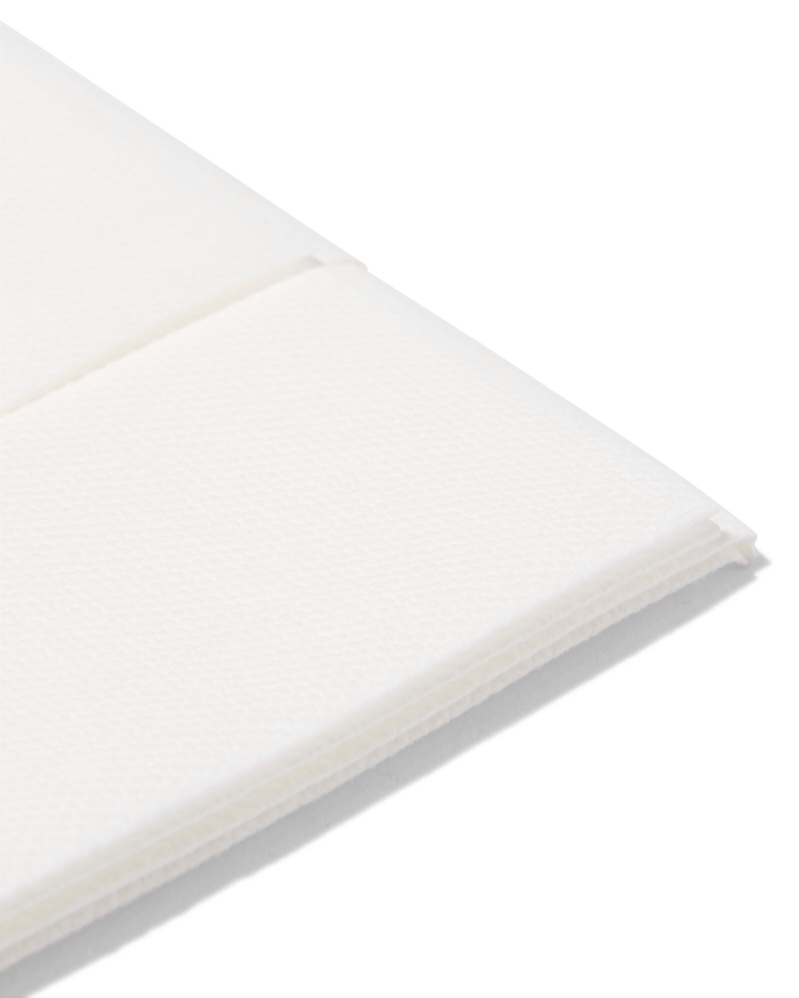 serviettes 10x20cm papier blanc - 10 pi&egrave;ces - 14200302 - HEMA