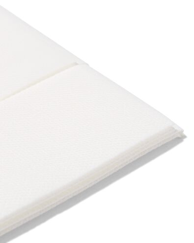 serviettes 10x20cm papier blanc - 10 pi&egrave;ces - 14200302 - HEMA