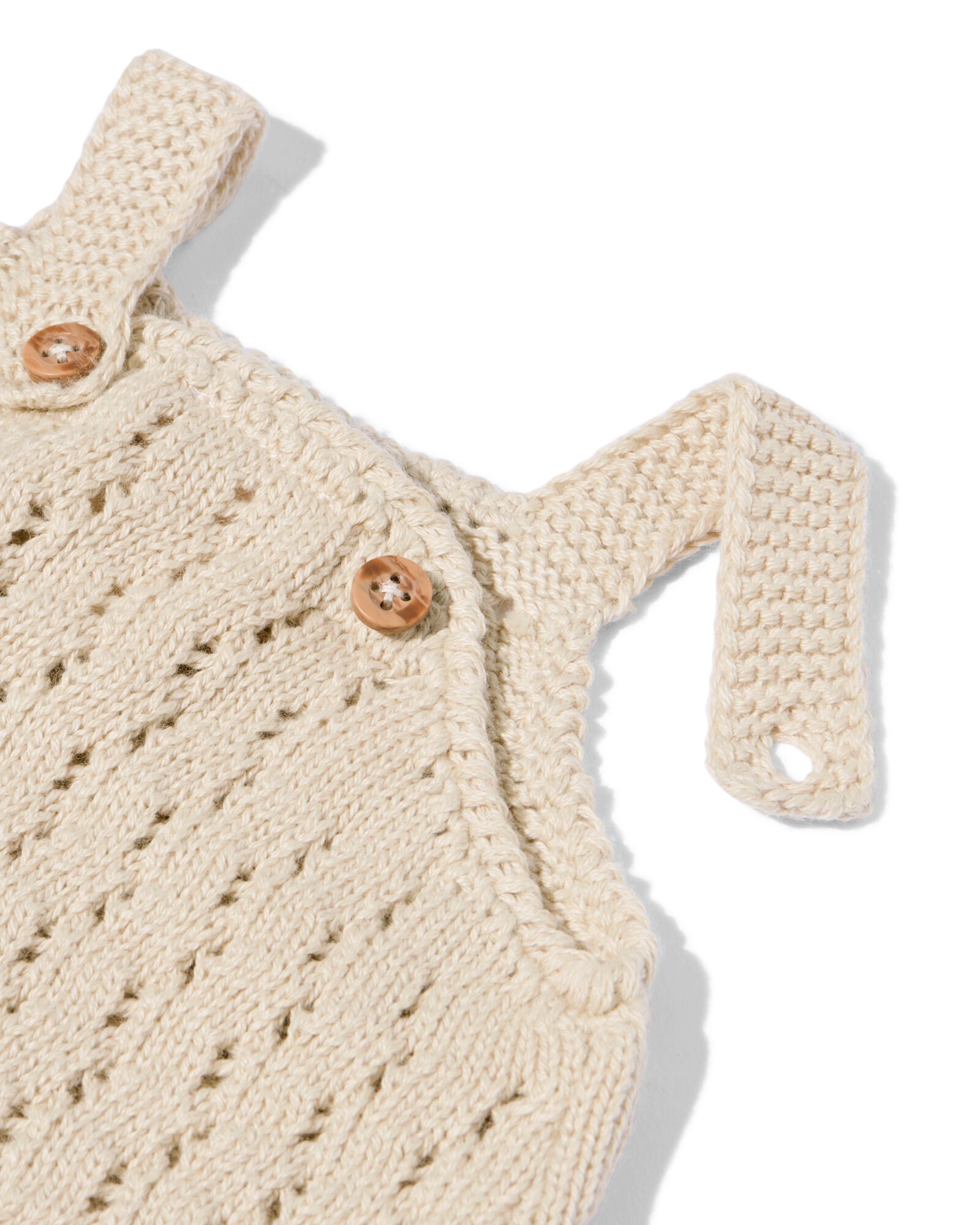 Newborn-Jumpsuit, gestrickt sandfarben sandfarben - 33451120SAND - HEMA