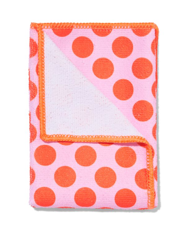 chiffon de nettoyage 35x35 cm pois - 20550016 - HEMA