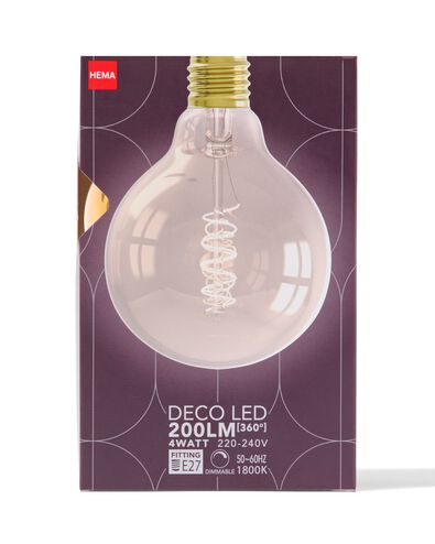LED-Lampe, E27, 4 W, 200 lm, G95, Kugellampe, Gold - 20070066 - HEMA