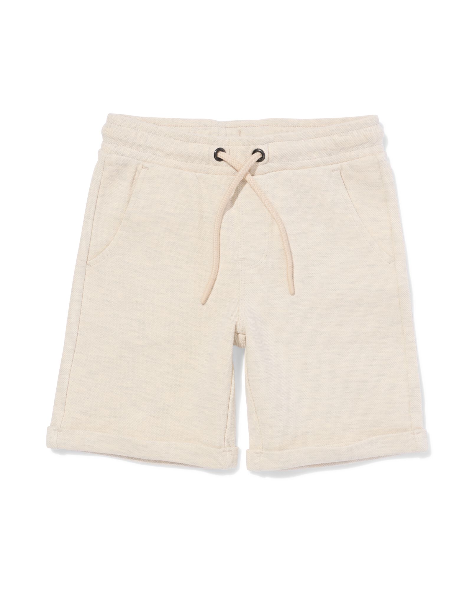 short enfant coupe droite beige beige - 30715202BEIGE - HEMA