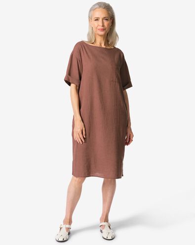 robe femme Tony  marron moyen - 36228965MIDBROWN - HEMA