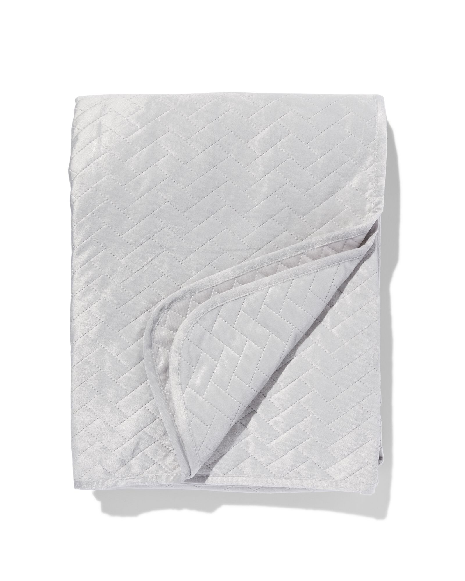 couvre-lit gris clair gris clair - 1000026771 - HEMA