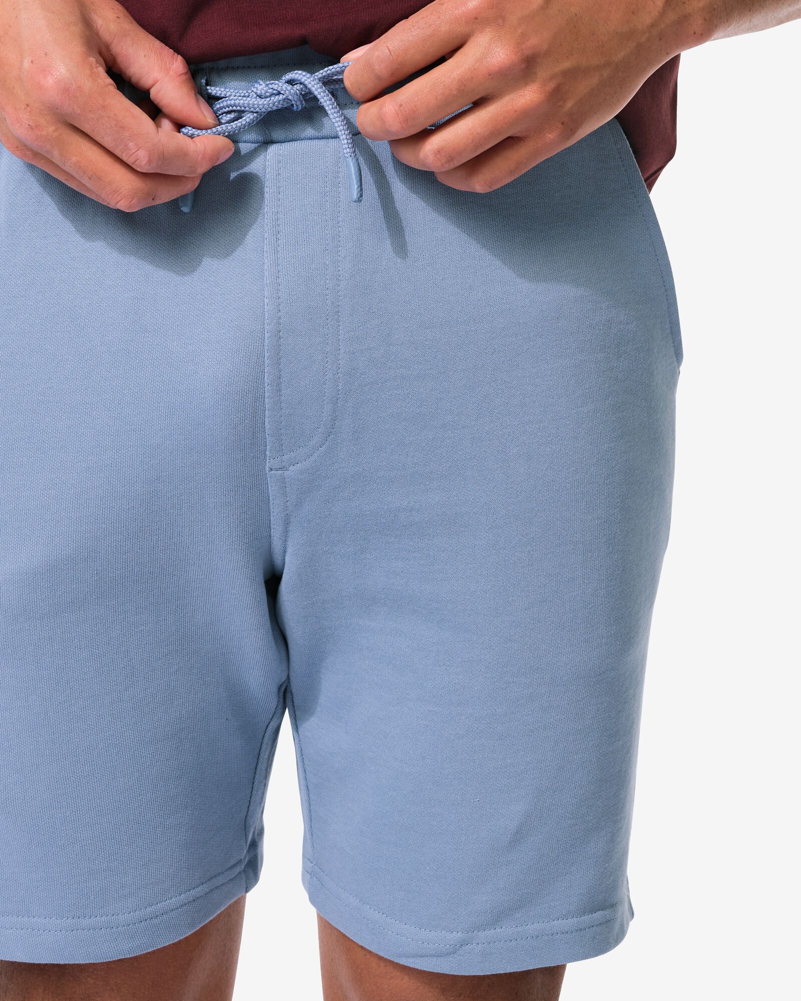 heren sweatshort blauw - 2109950BLUE - HEMA