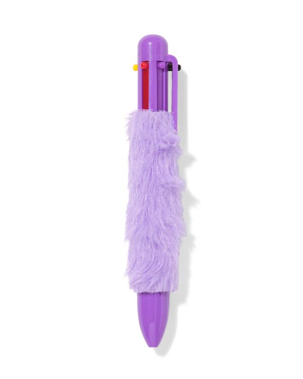 Stylo 6 couleurs poilu - 14400488 - HEMA