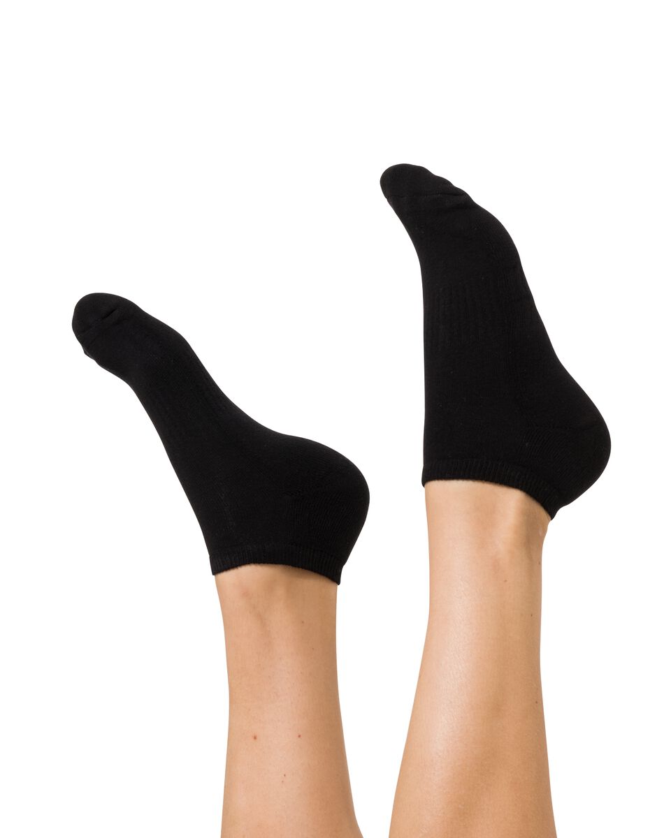 3 paires de chaussettes de sport noir 39/42 - 4420012 - HEMA