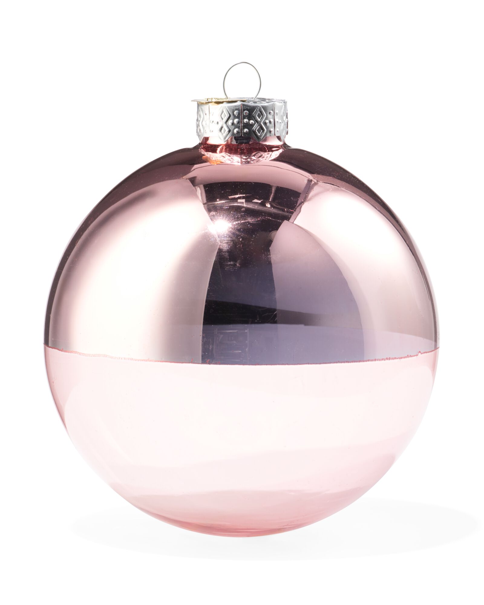 boule de No&euml;l grand rose clair - 25110071 - HEMA