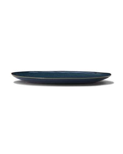 Schale Porto, 30 cm, reaktive Glasur, dunkelblau - 9602224 - HEMA