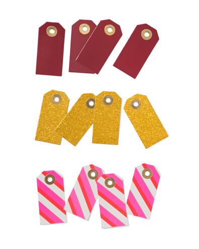 cadeaulabels - 12 stuks - 25300077 - HEMA