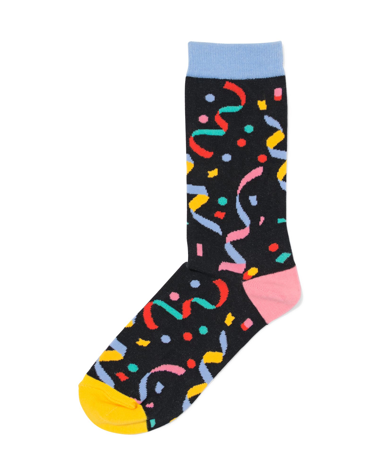Socken, mit Baumwolle, Let&lsquo;s Party schwarz schwarz - 1000029354 - HEMA