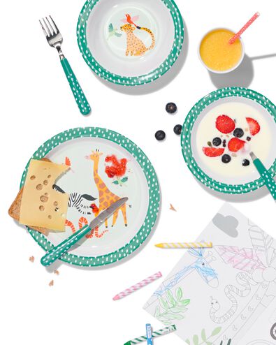 kinderbestek jungle - 9906011 - HEMA