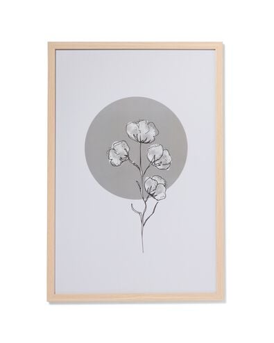 fotokader 40x60cm naturel hout 40 x 60 hout - 13621055 - HEMA