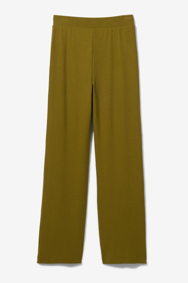pantalon femme Lora vert - 1000028875 - HEMA